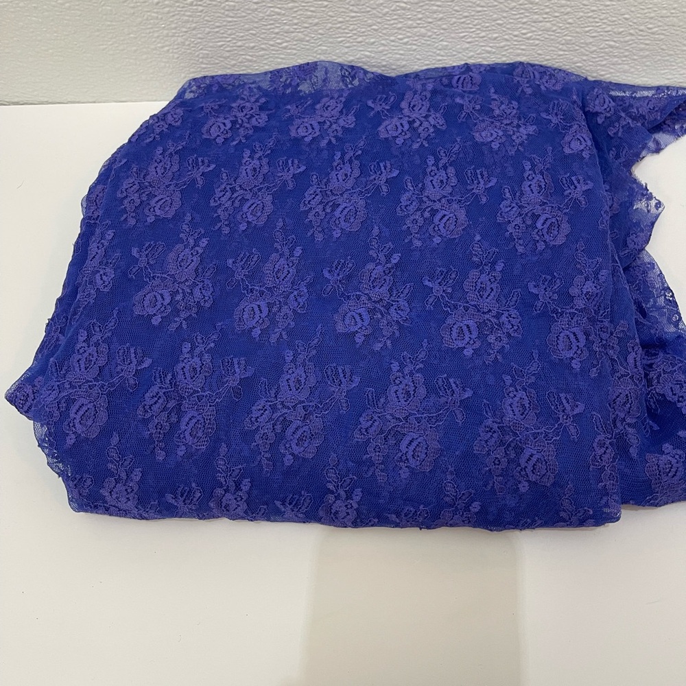 Purple Lace Fabric Panel - Picture 3 of 3